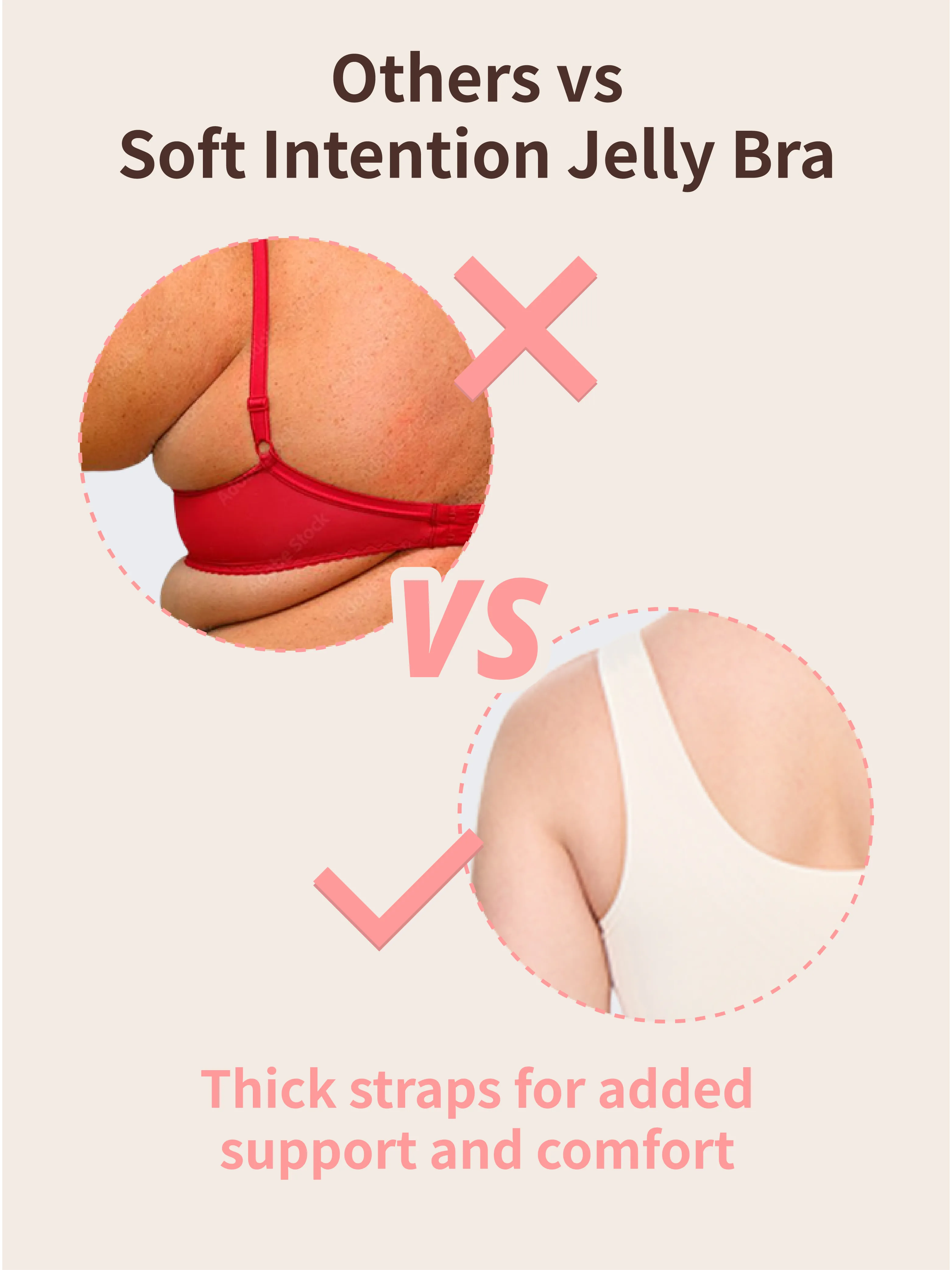 Jelly Bra stretch fabric detail – Soft Intention seamless texture