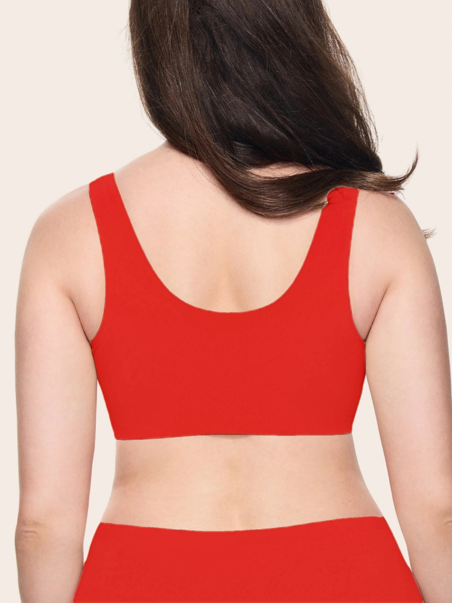 Jelly Wireless T-shirt Red Bra Christmas Special