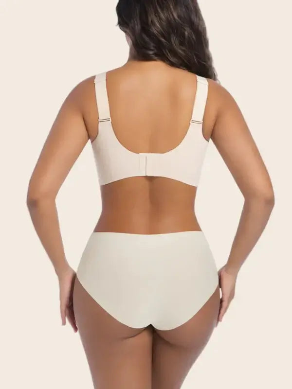 Plus Size Mesh Seamless Wireless Bra