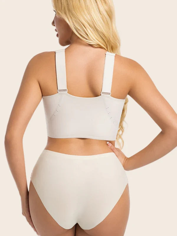 Plus Size Wireless Front-Close Comfort Bra