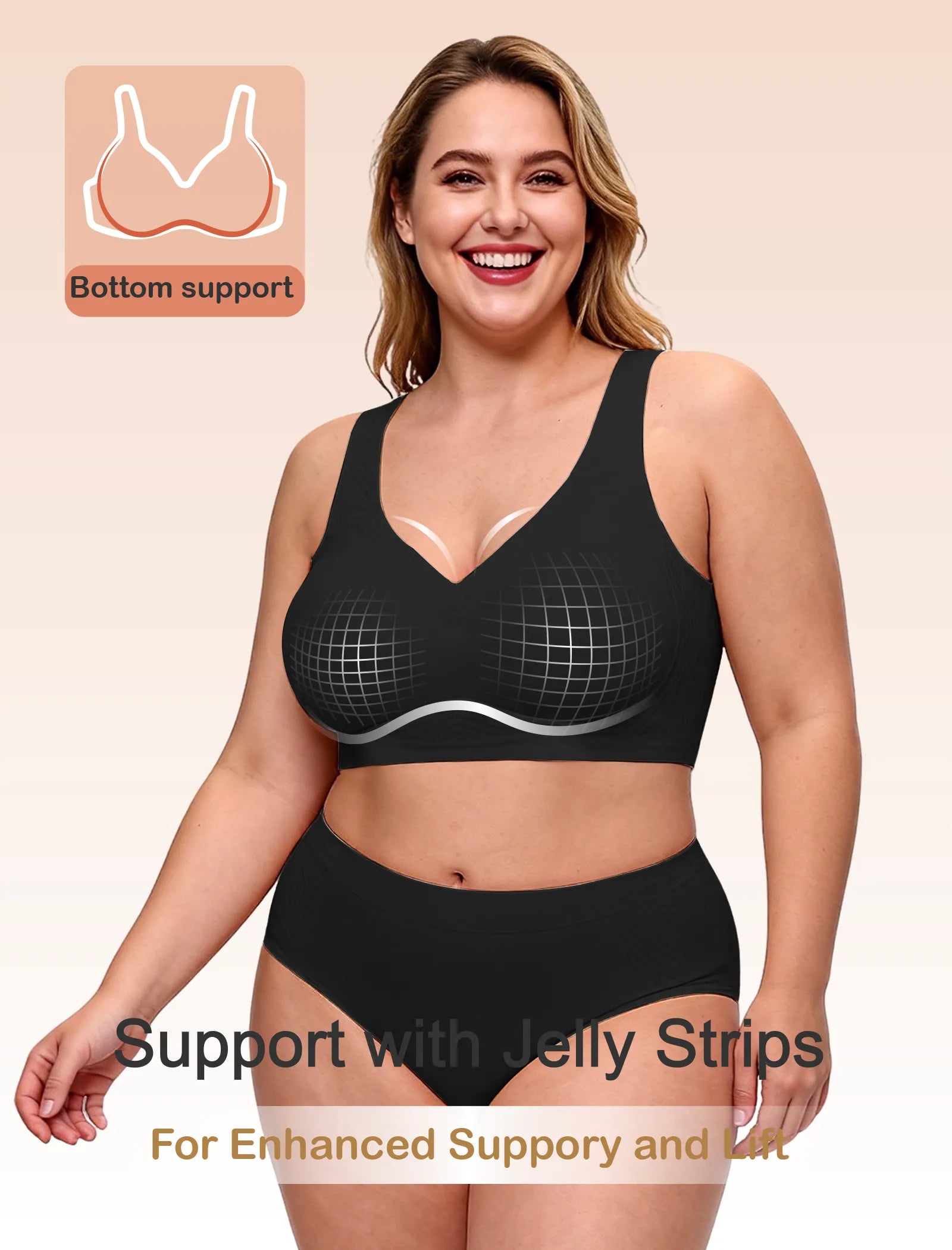 Jelly Wireless T-shirt Bra