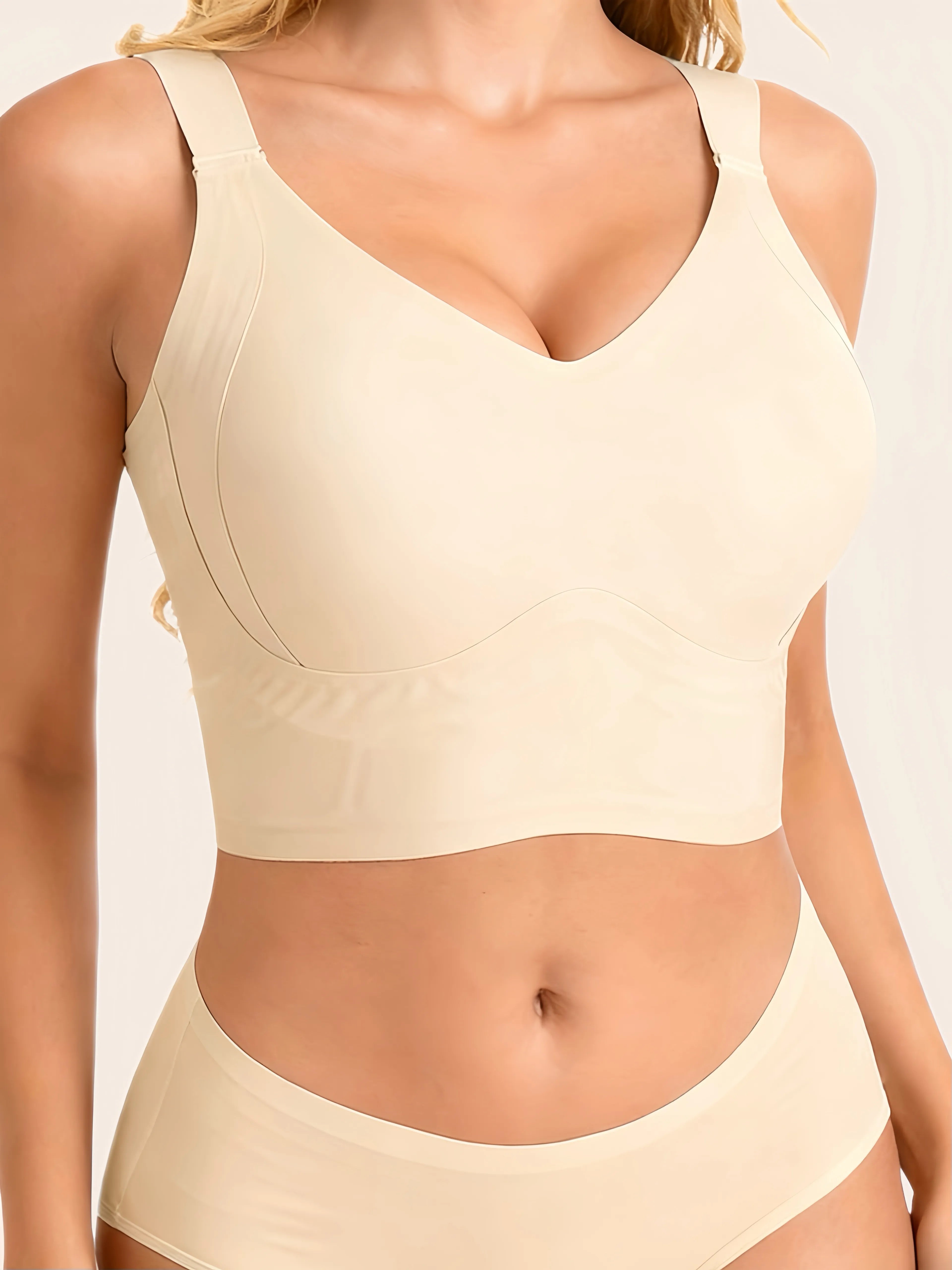 Plus Size Back Fat Smoothing T-Shirt Bra