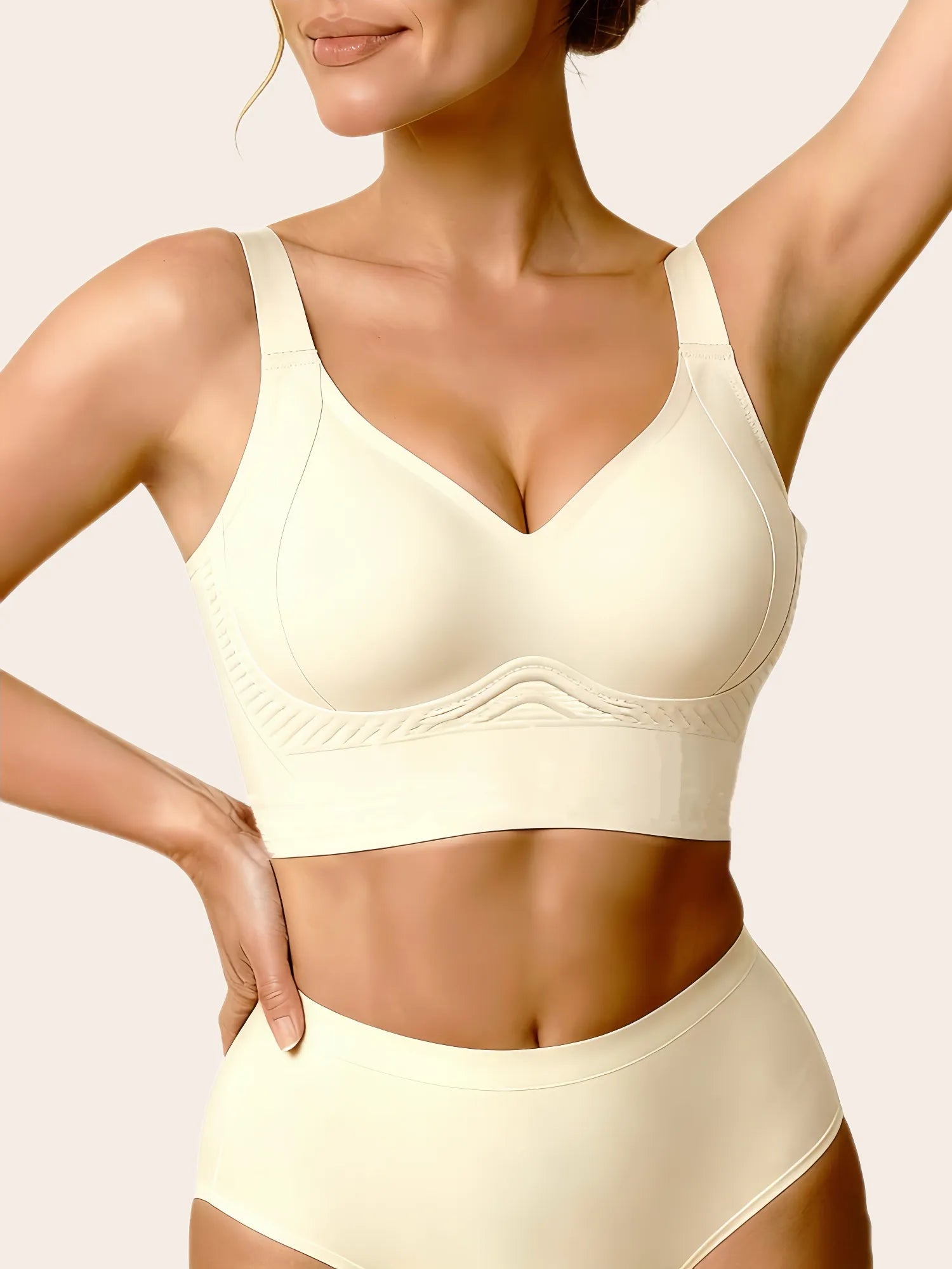 Plus Size Back Fat Smoothing T-Shirt Bra