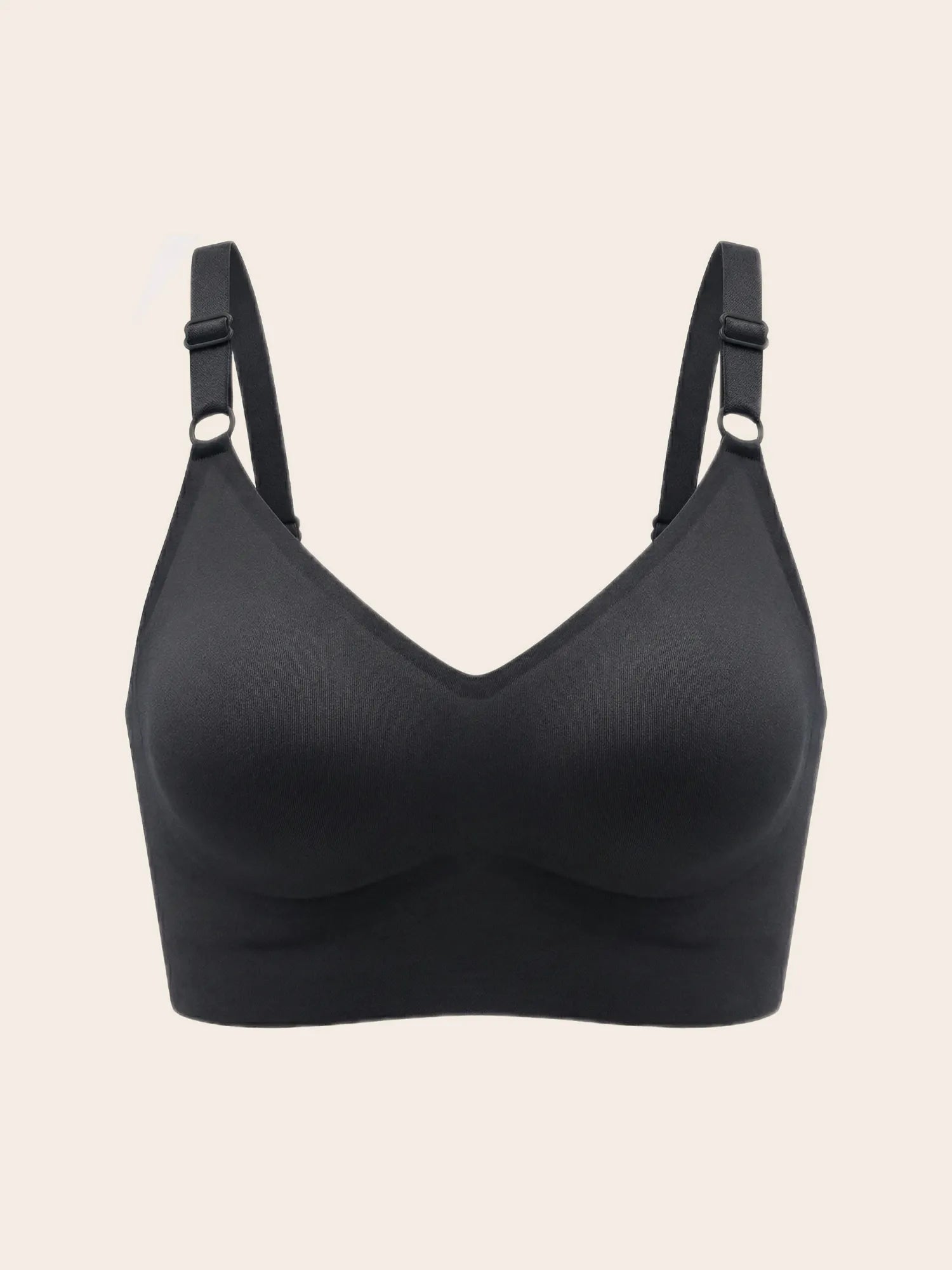 U Back No Underwire Seamless Push Up Bra Plus Size