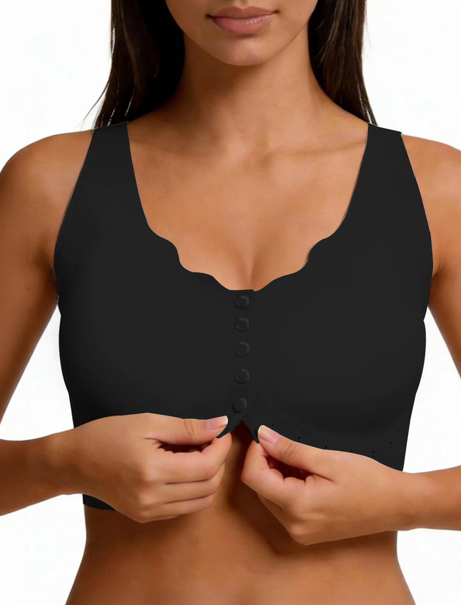 Plus Size Comfort Wireless Front-Close Bra