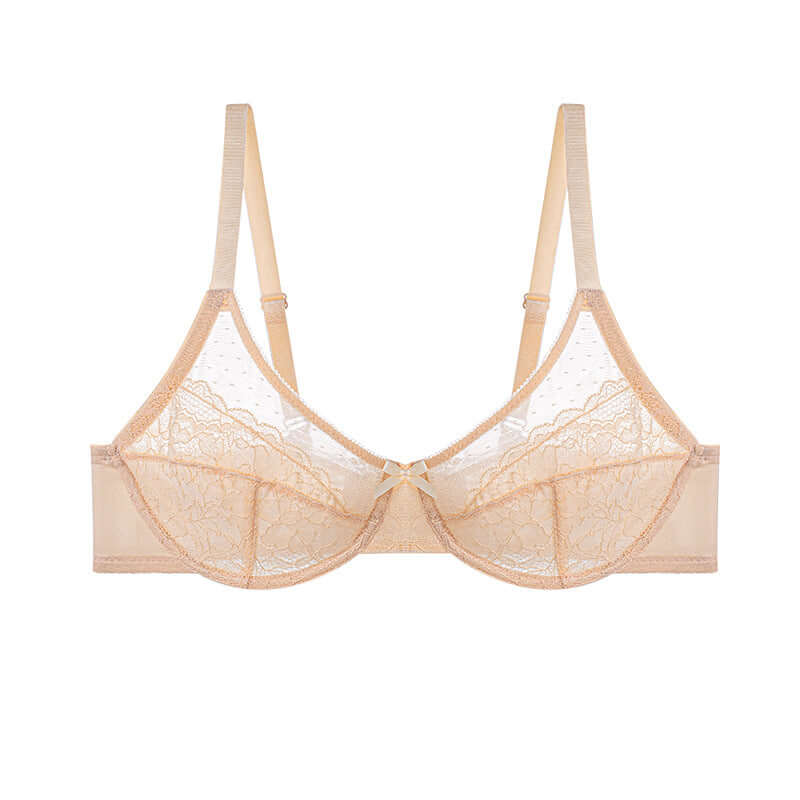 Lace Full Coverage Supportive Underwire Lift Minimizer Bra