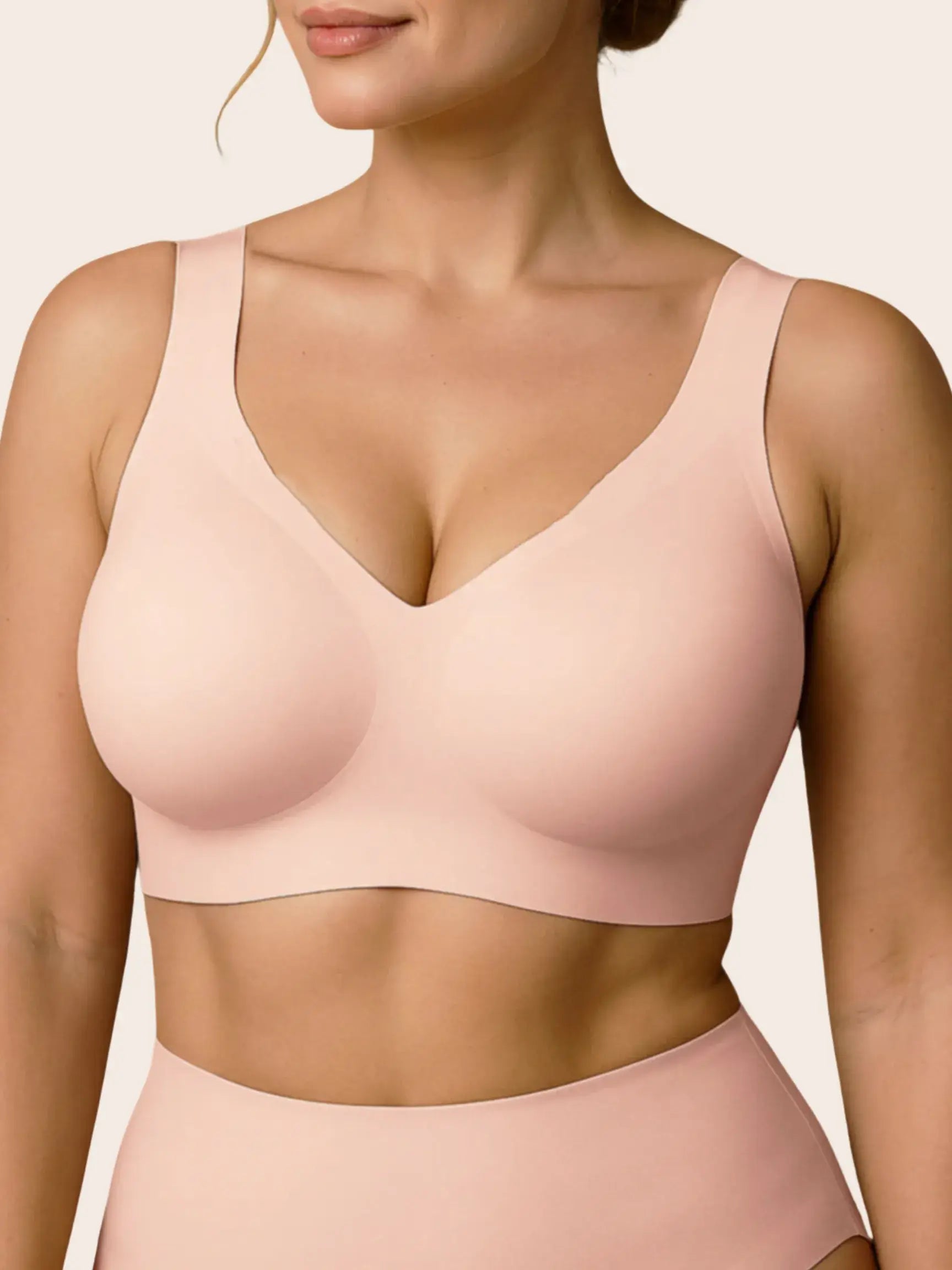 Women's Jelly Wireless T-Shirt Bra -
Pink Nude - Soft Intention