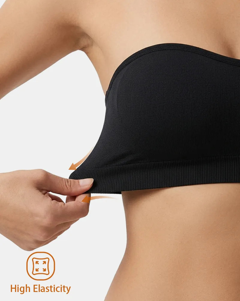 Non Slip Invisible Lifting Seamless Strapless Bra