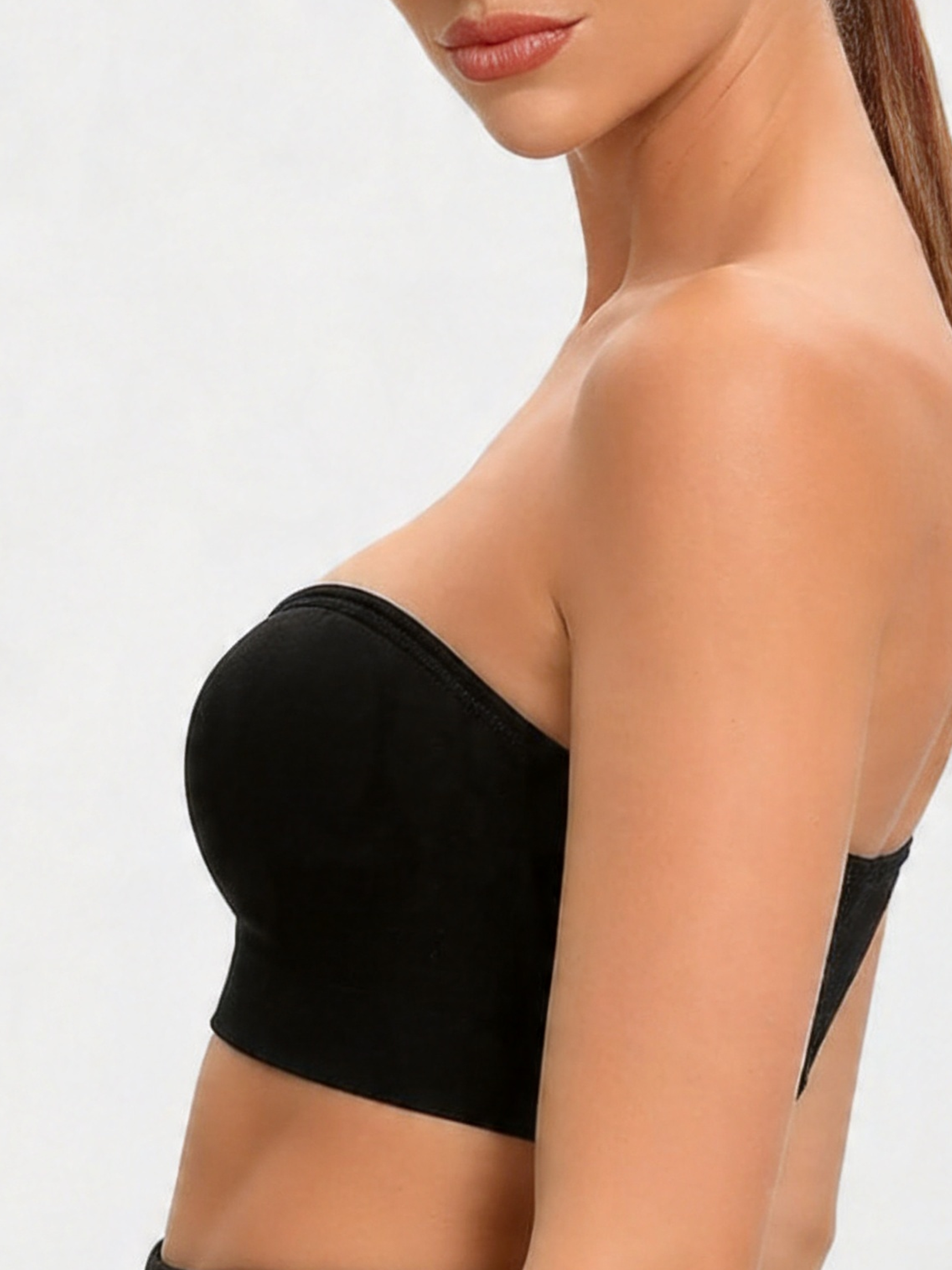 Non Slip Invisible Lifting Seamless Strapless Bra