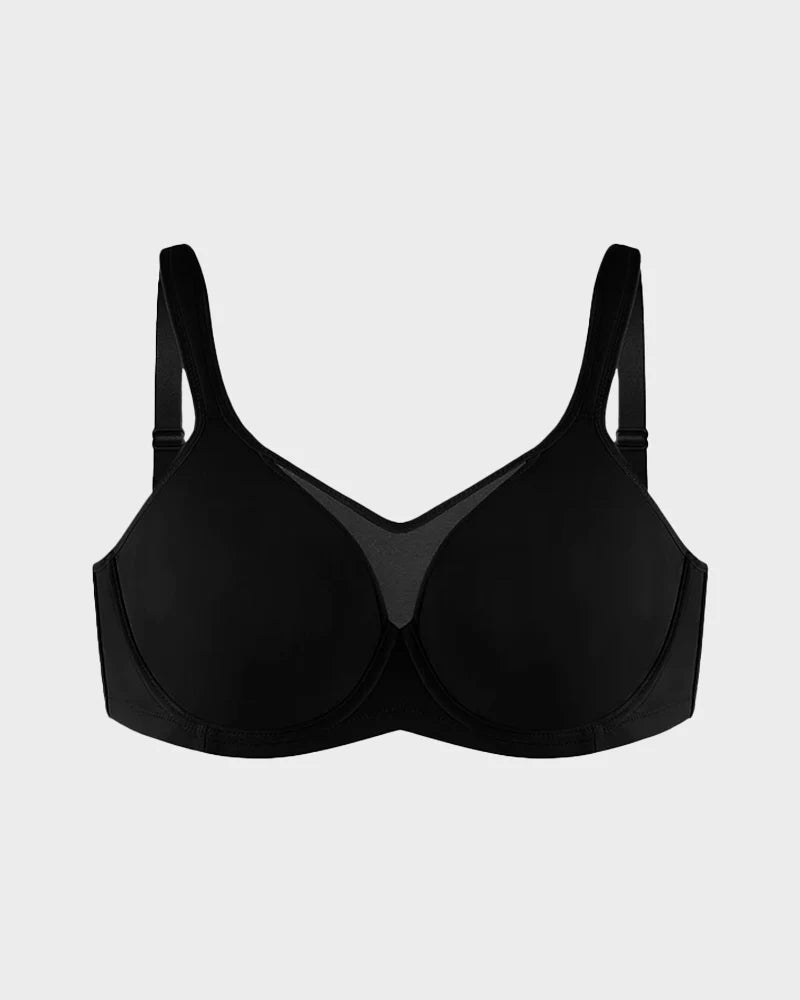 Back Smoothing Support Full Coverage Seamless Minimizer Bra