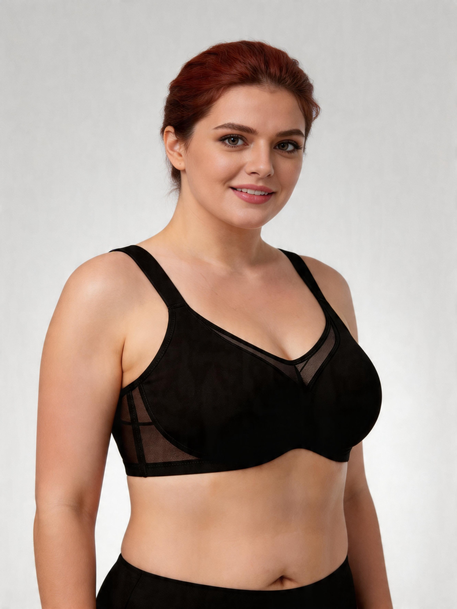 Back Smoothing Support Full Coverage Seamless Minimizer Bra