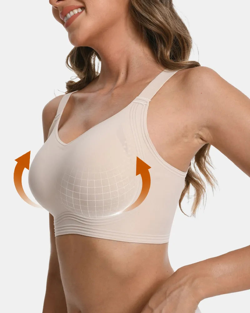 Push Up Wireless Full Coverage Seamless Jelly Bra