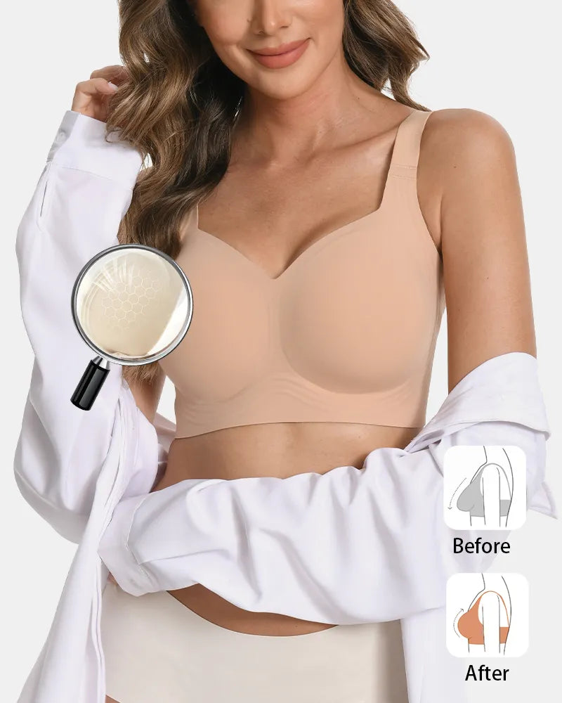 Push Up Wireless Full Coverage Seamless Jelly Bra