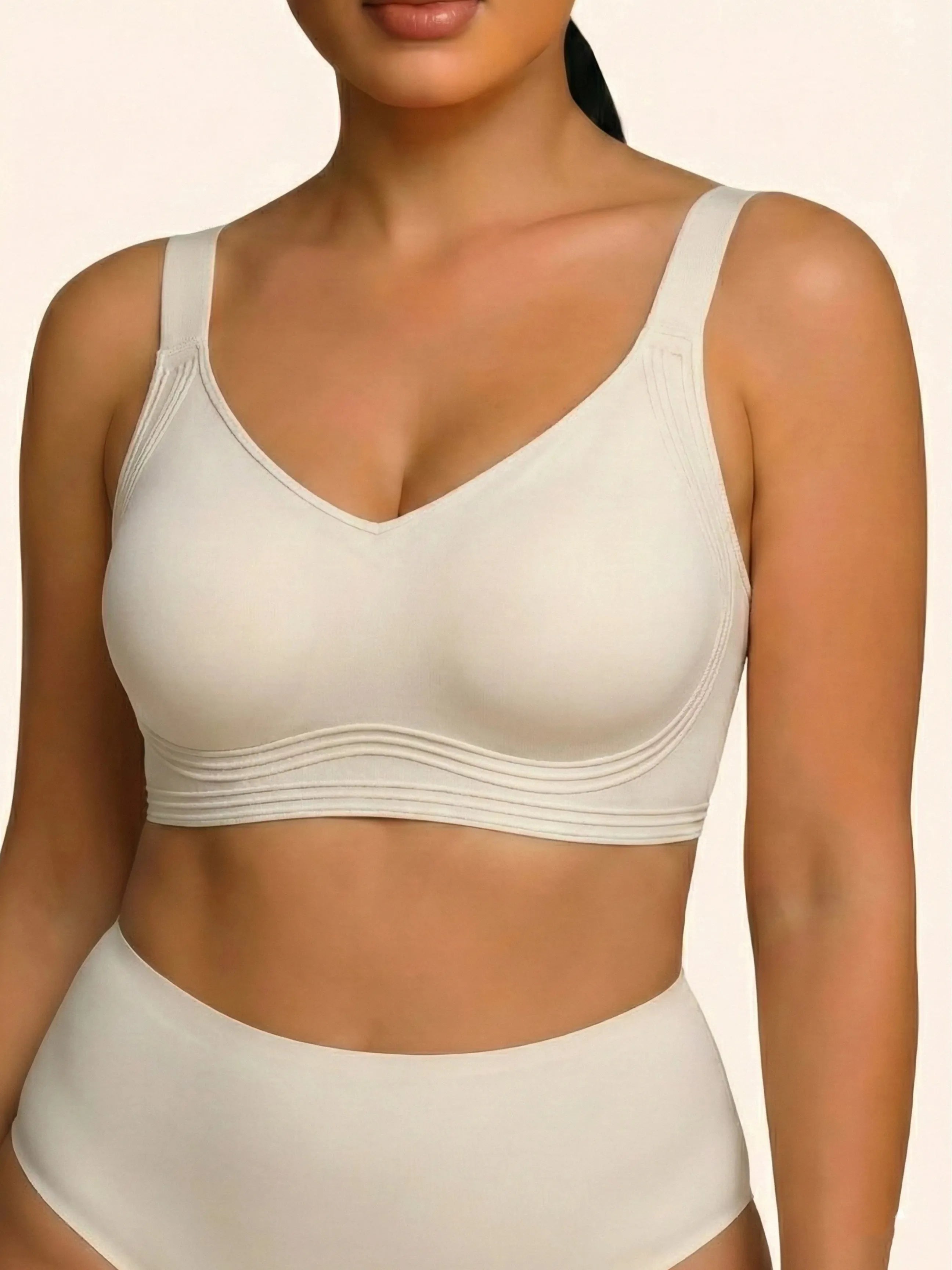 Wireless Push Up Jelly Bra Full Coverage No Underwear Seamless