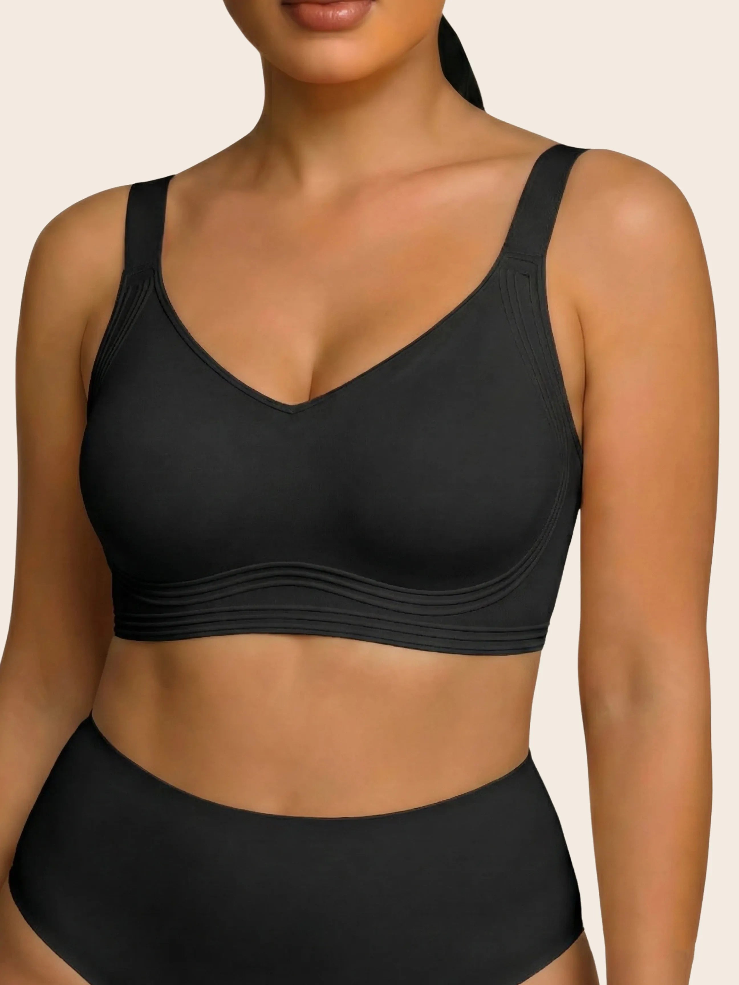 Wireless Push Up Jelly Bra Full Coverage No Underwear Seamless