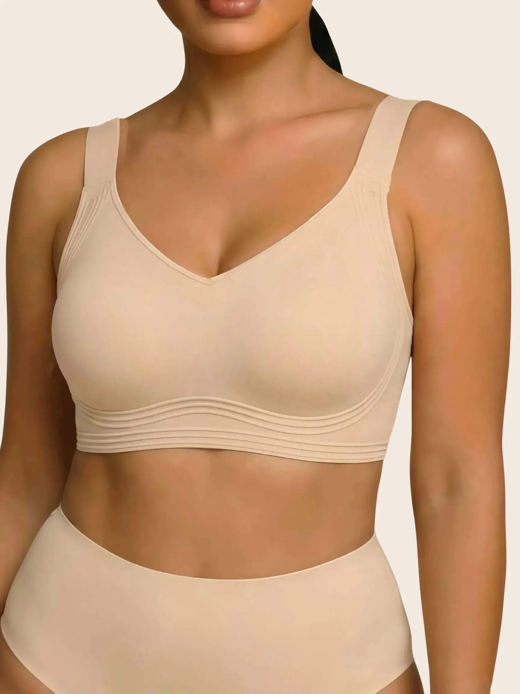 Wireless Push Up Jelly Bra Full Coverage No Underwire Seamless