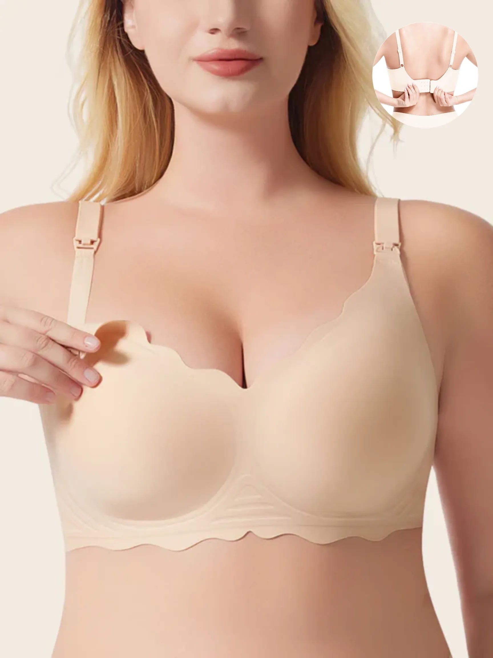 Scallop Nursing Bra