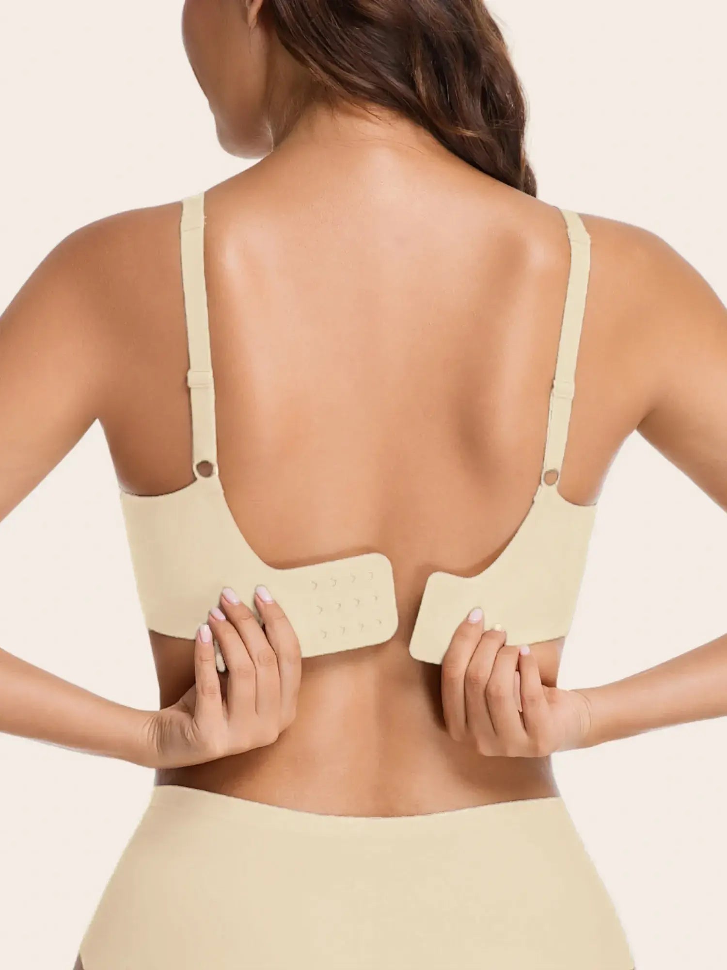 V Neck Scalloped Wireless Bra