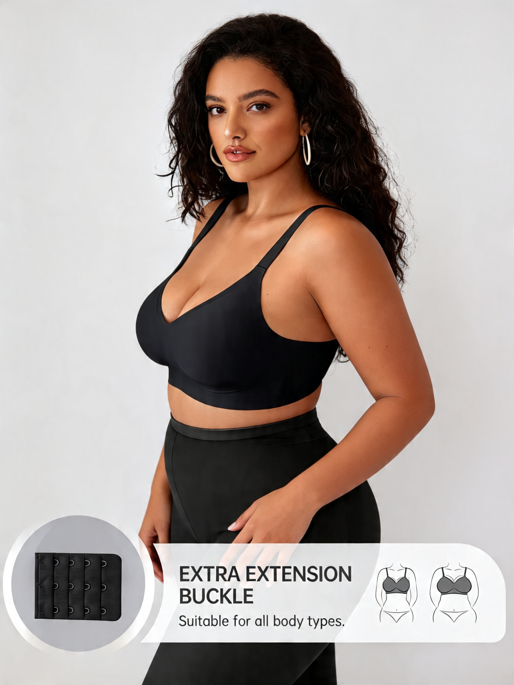 Seamless Wireless Natural Sculpting Lift Jelly Bra