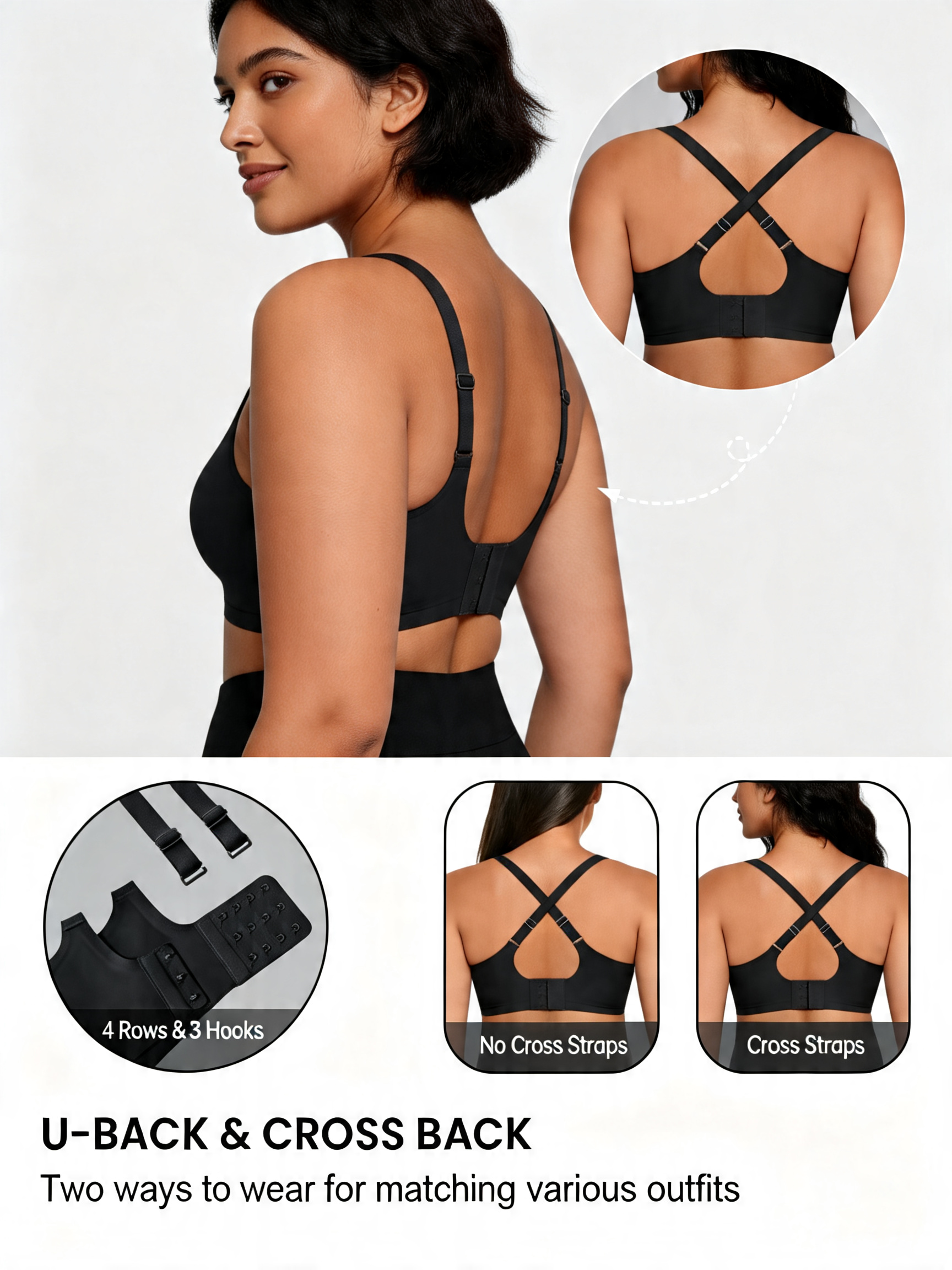 Seamless Wireless Natural Sculpting Lift Jelly Bra