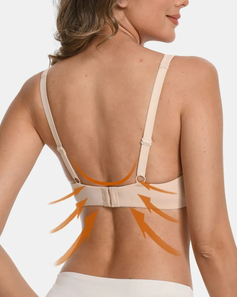 Seamless Underwire Effortless Shaping Lift Balconette Bra