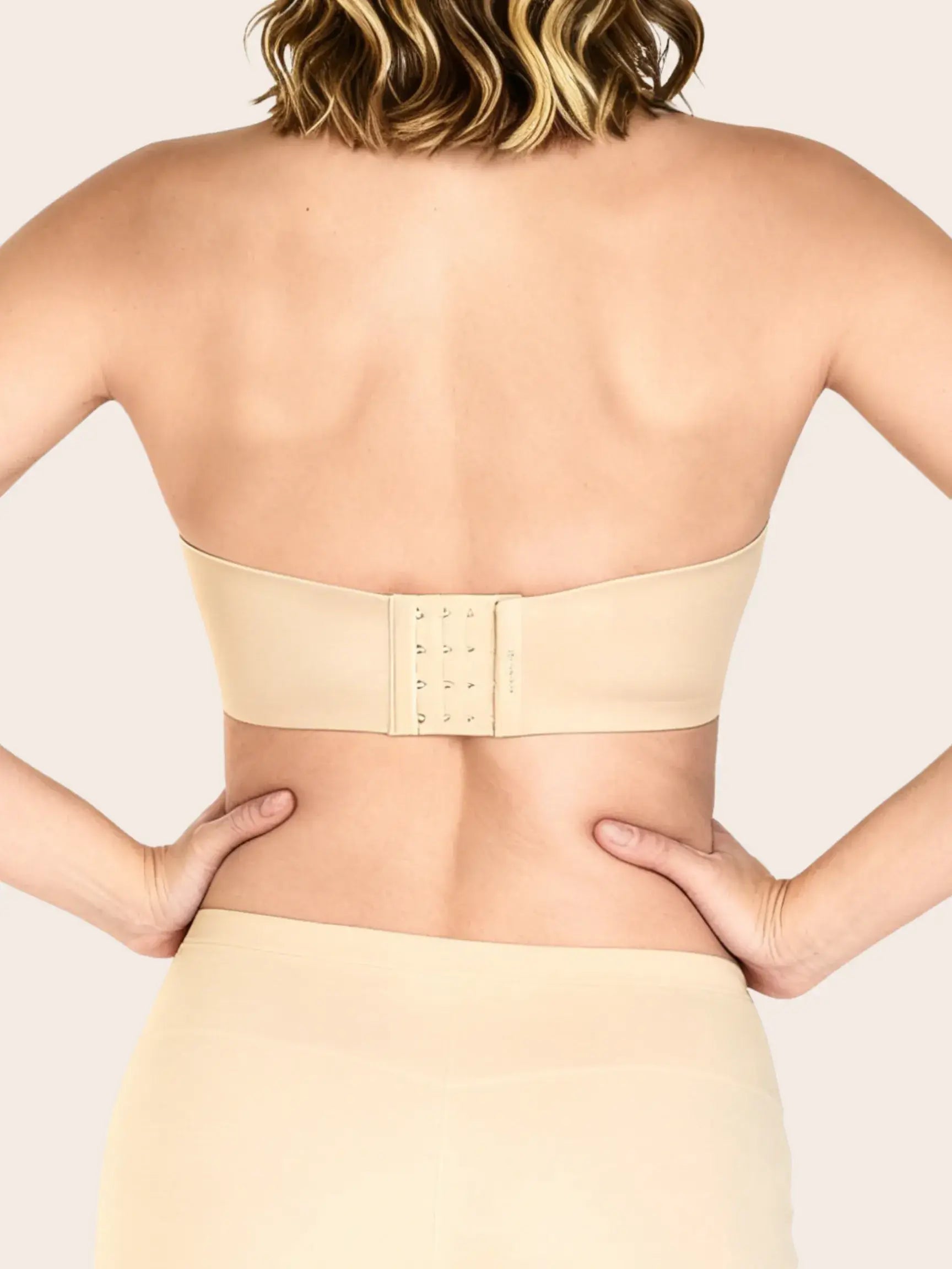 Plus Size Strapless Bra Anti-Slip Wireless Push Up Bra