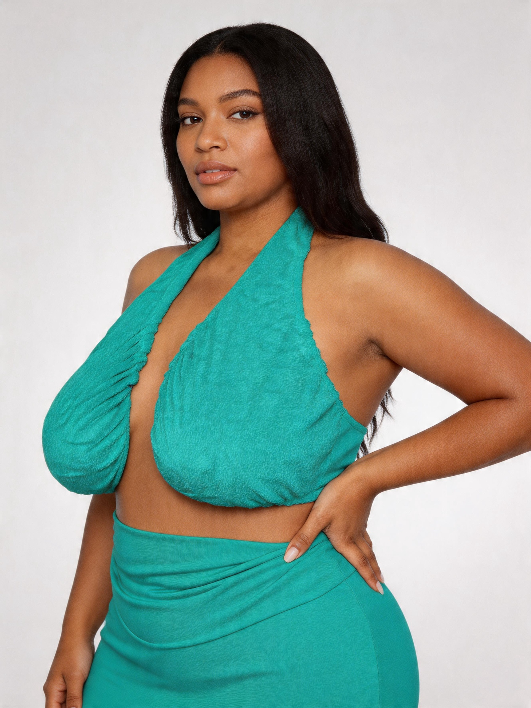 Absorbent Soft Towel Bra with Underboob Sweat Protection