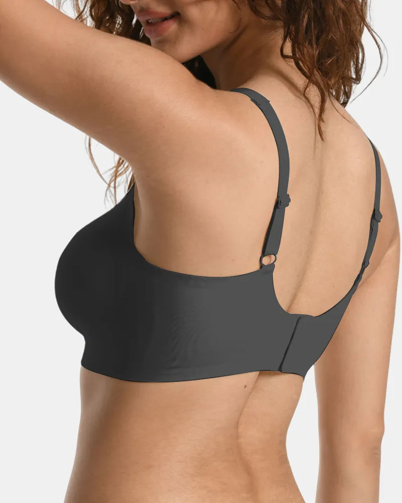 V Neck Jelly Bra with Back Clasp