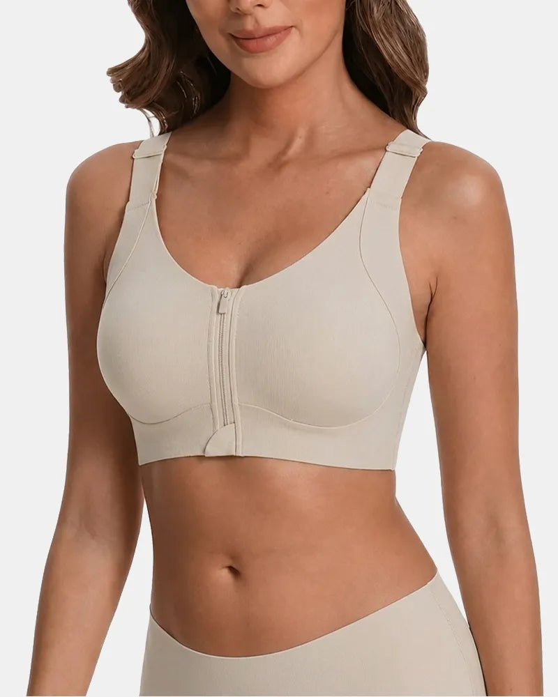 Wireless Front Zipper Bra