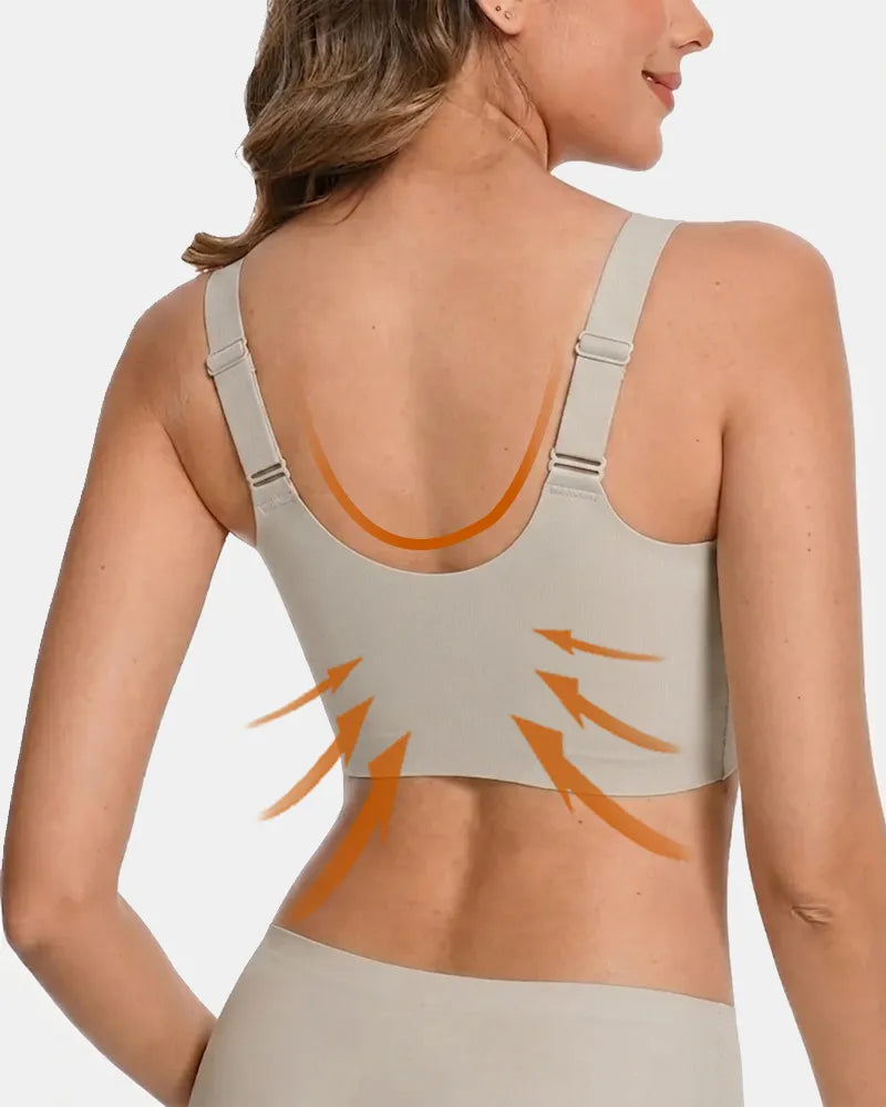 Wireless Front Zipper Bra
