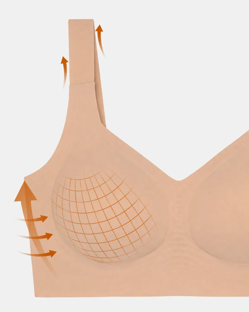 Wireless Full Coverage Everyday Comfortable Jelly Bra