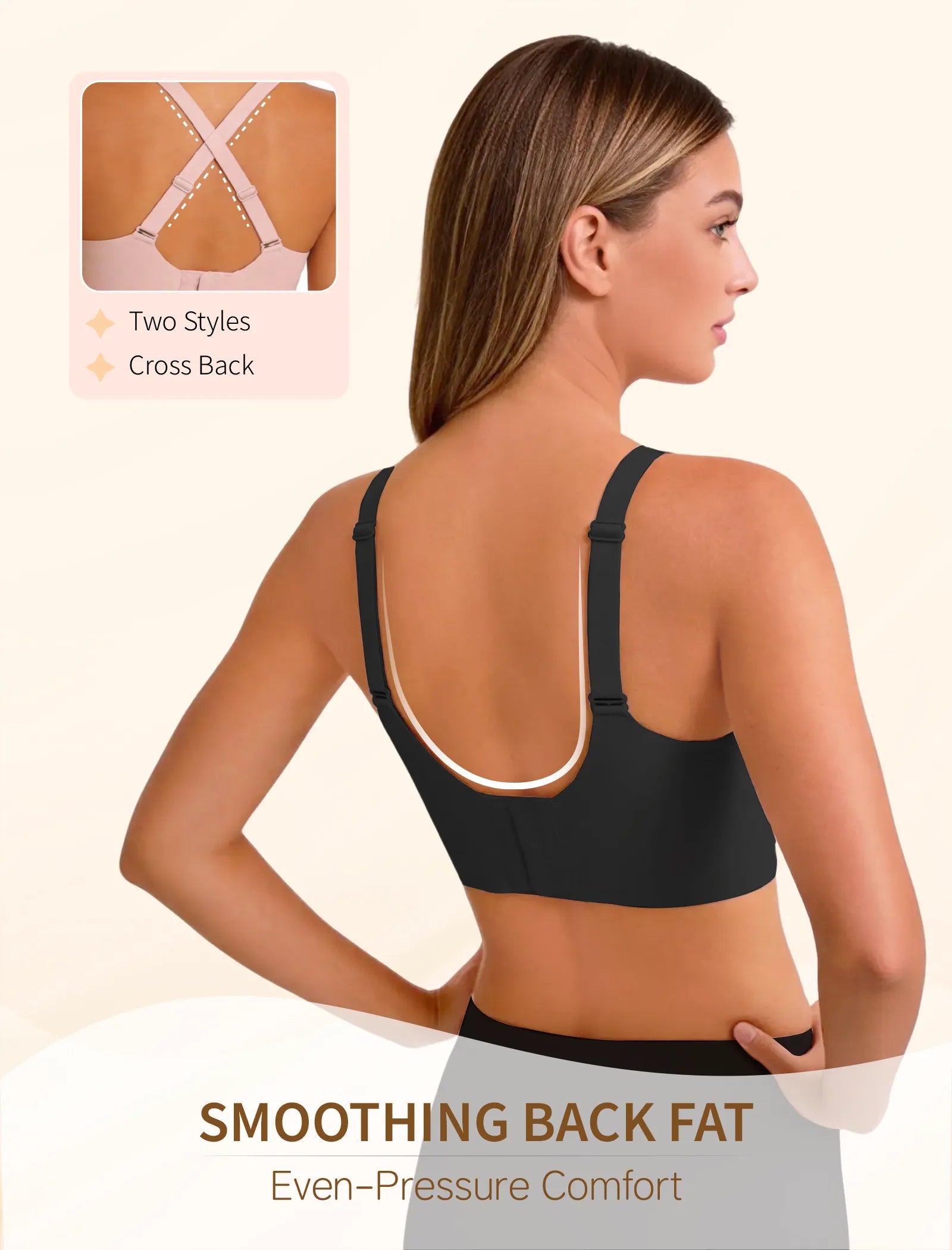 Plus Size Seamless Wireless Bra