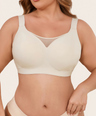 Plus Size Myst Mesh V Neck Wireless Bra
