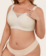 Plus Size Myst Mesh V Neck Wireless Bra
