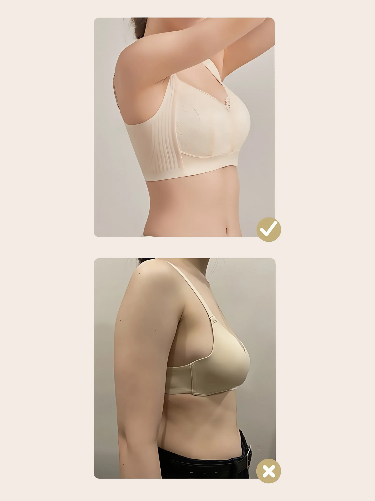 Floral Lace Wireless Bra