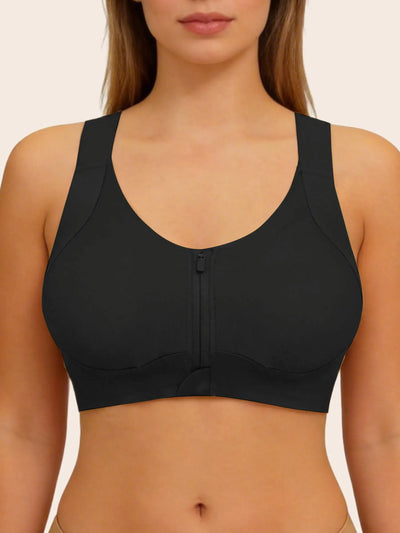 Front Zipper Wireless Bra