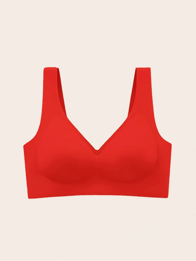 Jelly Wireless T-shirt Red Bra Holiday Special