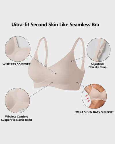 Seamless Wireless Natural Sculpting Lift Jelly Bra