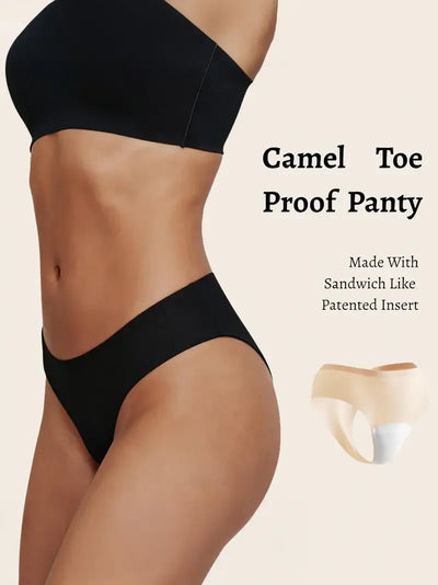 No Show Camel Toe Cover Thongs
