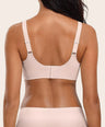V Neck Scalloped Wireless Bra