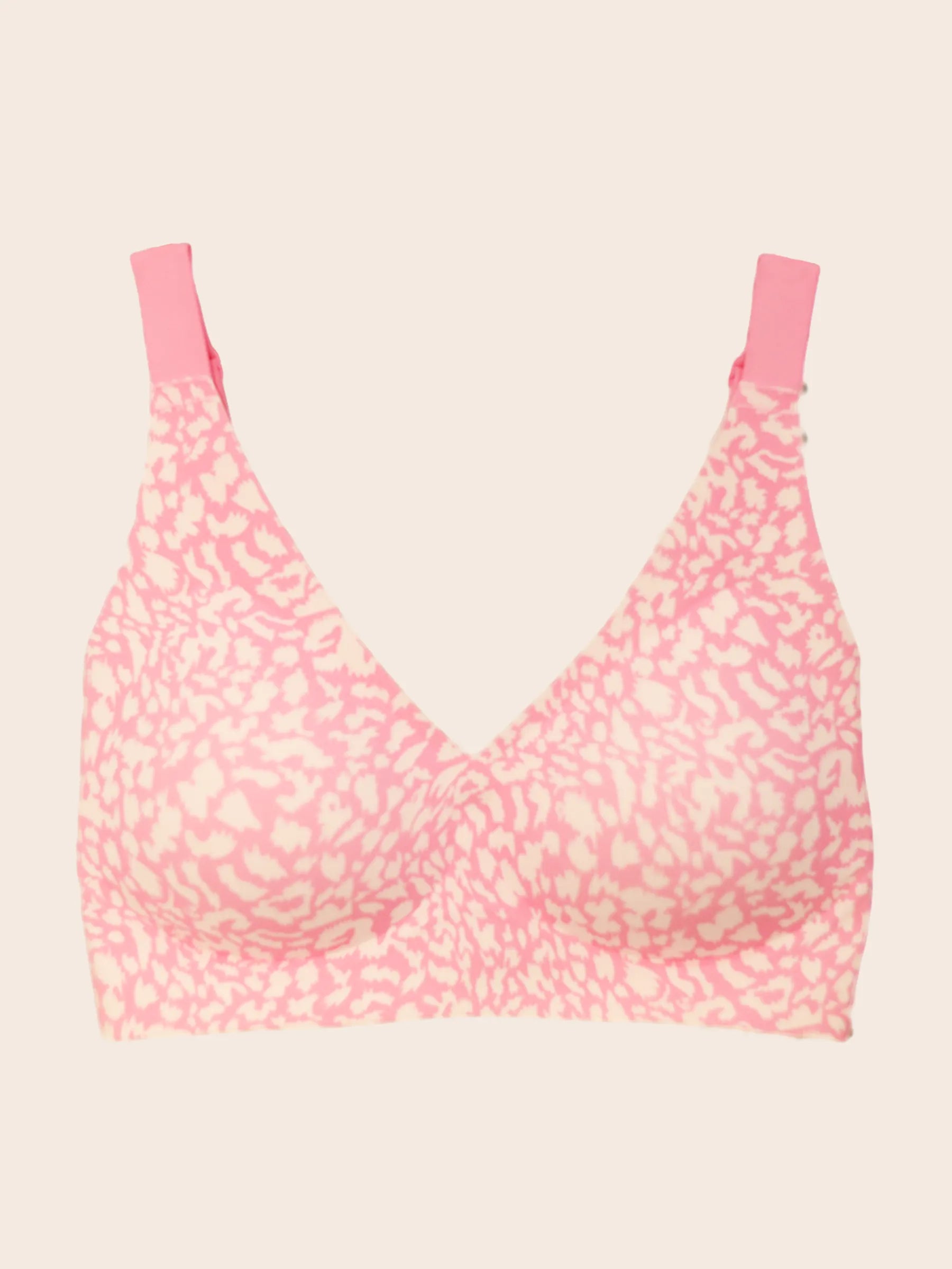 Leopard Print Wireless Support Bra