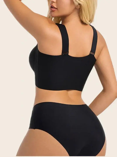 Plus Size Wireless Front-Close Comfort Bra