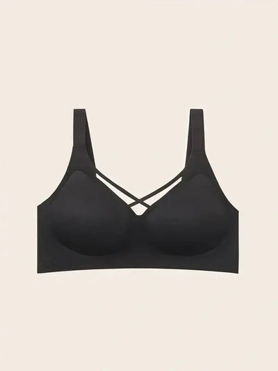 Plus Size Mesh Seamless Wireless Bra