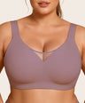 Plus Size Myst MeshV Neck Wireless Bra