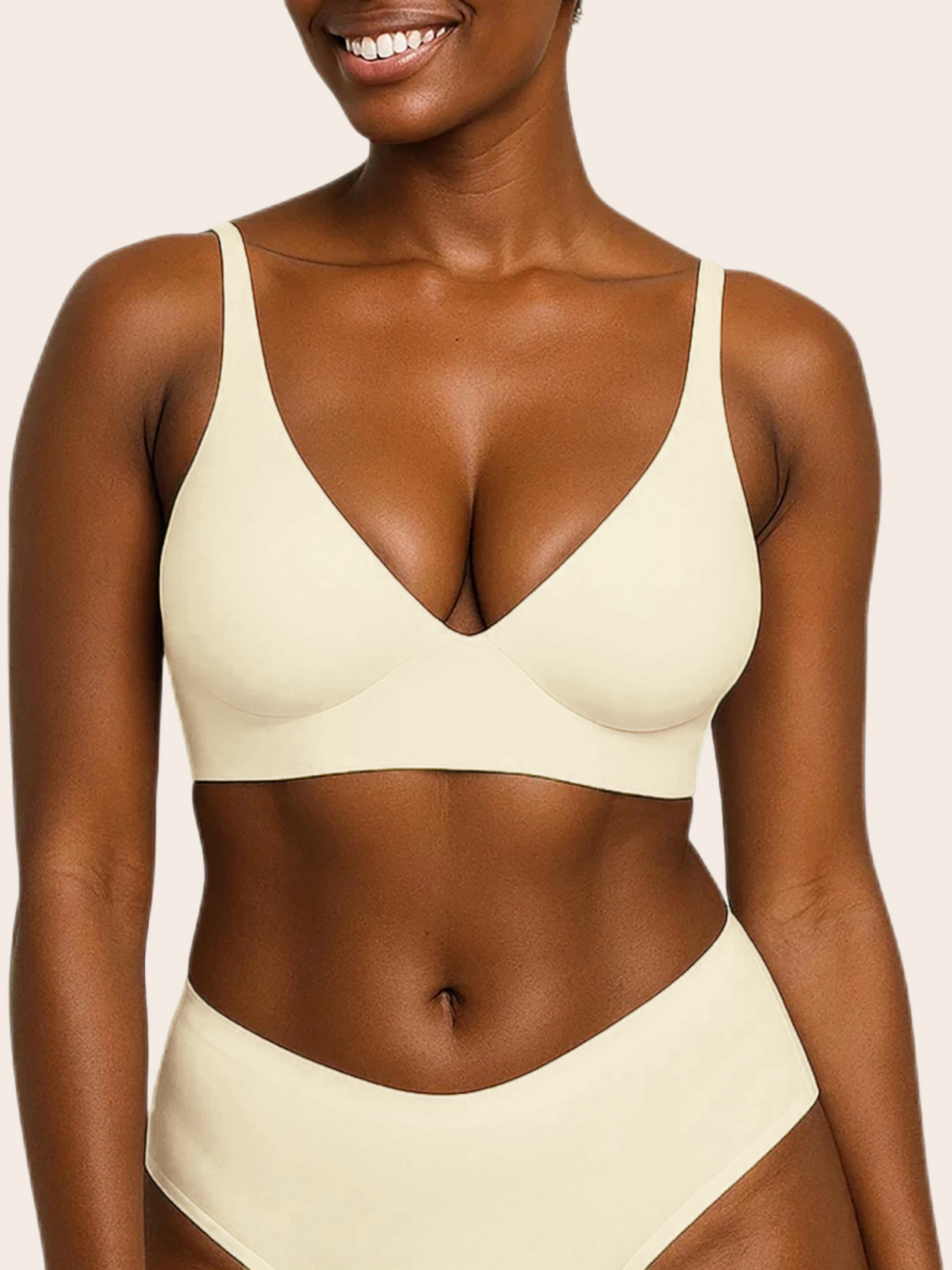 V Neck Jelly Bra