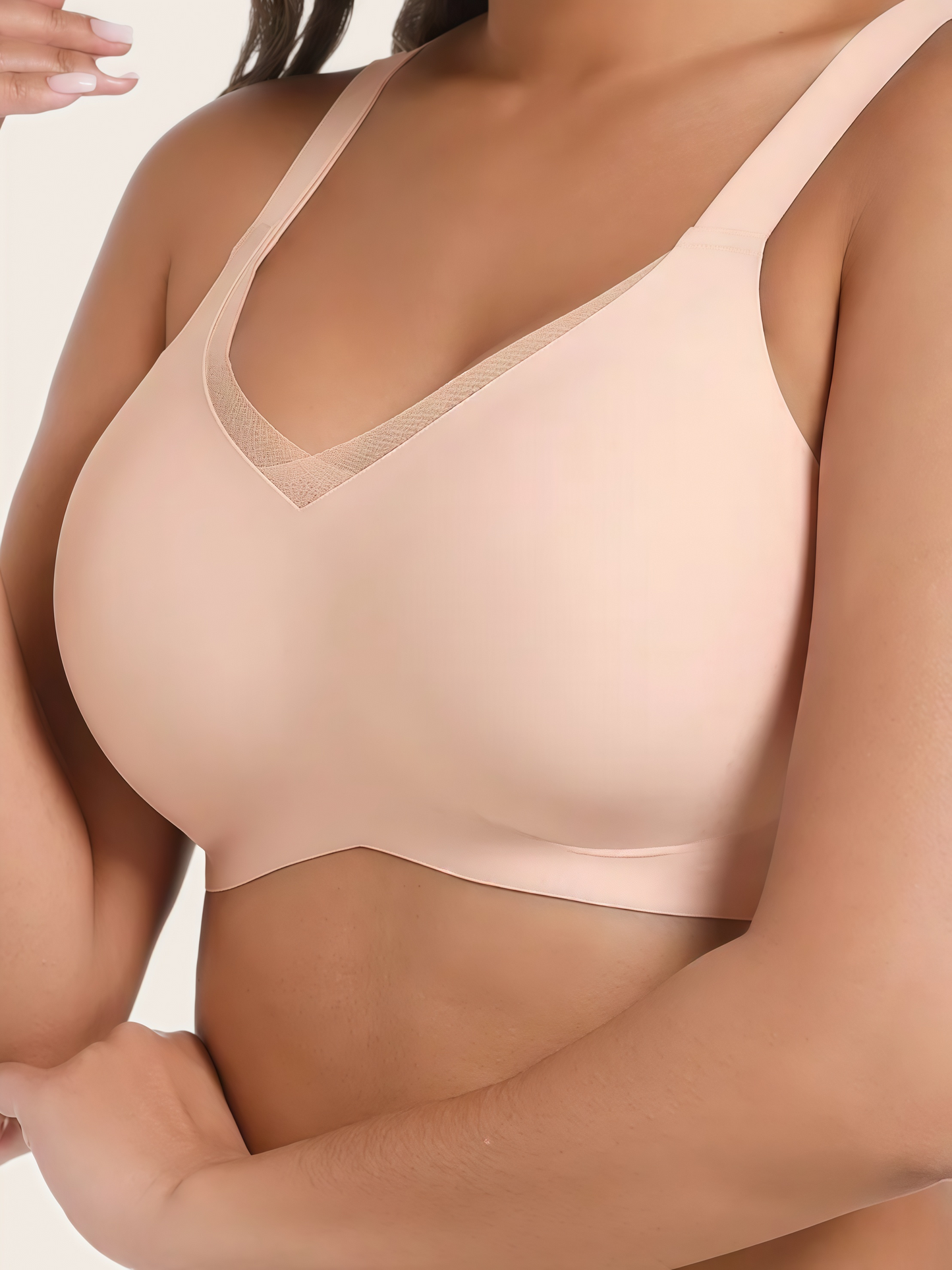 Plus Size  Seamless Wireless Bra