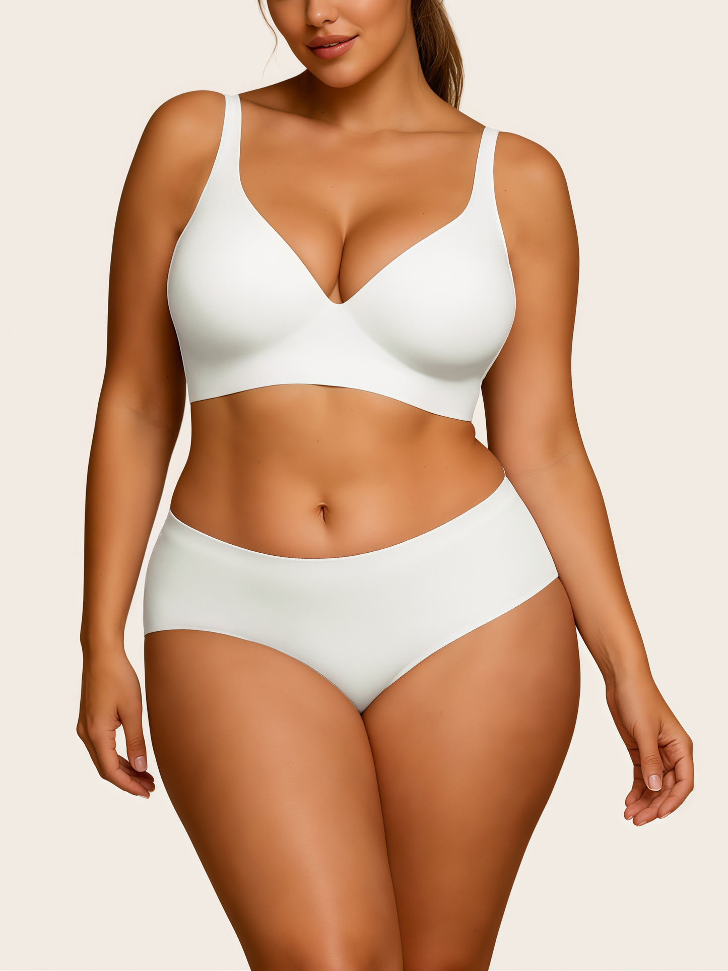 V Neck Jelly Bra