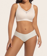 Plus Size Mesh Seamless Wireless Bra