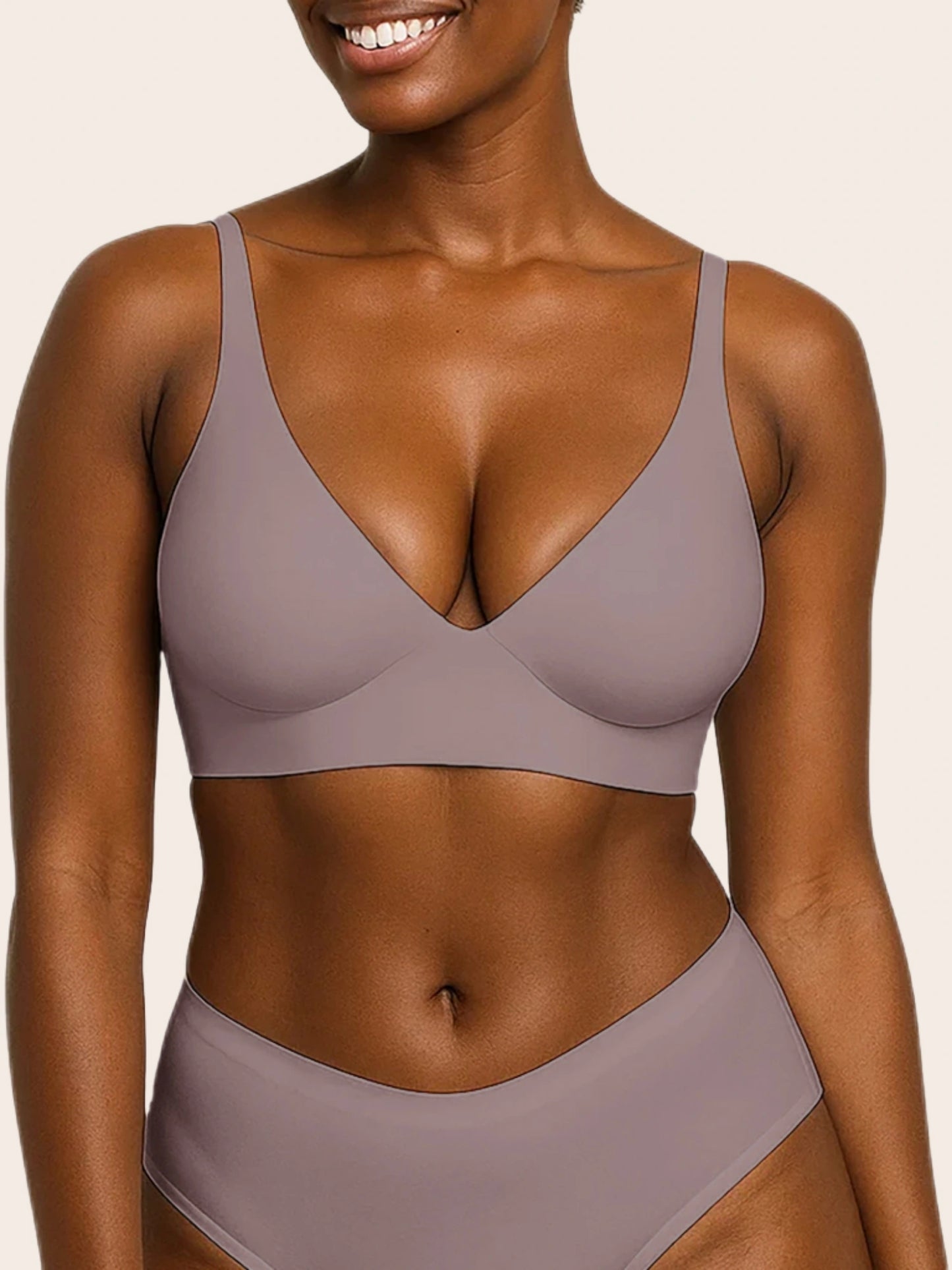 V Neck Jelly Bra