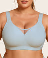 Plus Size Myst MeshV Neck Wireless Bra